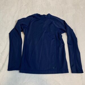 5/$25 Lands End'‎ Kids Long Sleeve Rash Guard Swim Shirt Navy Blue Size L 7